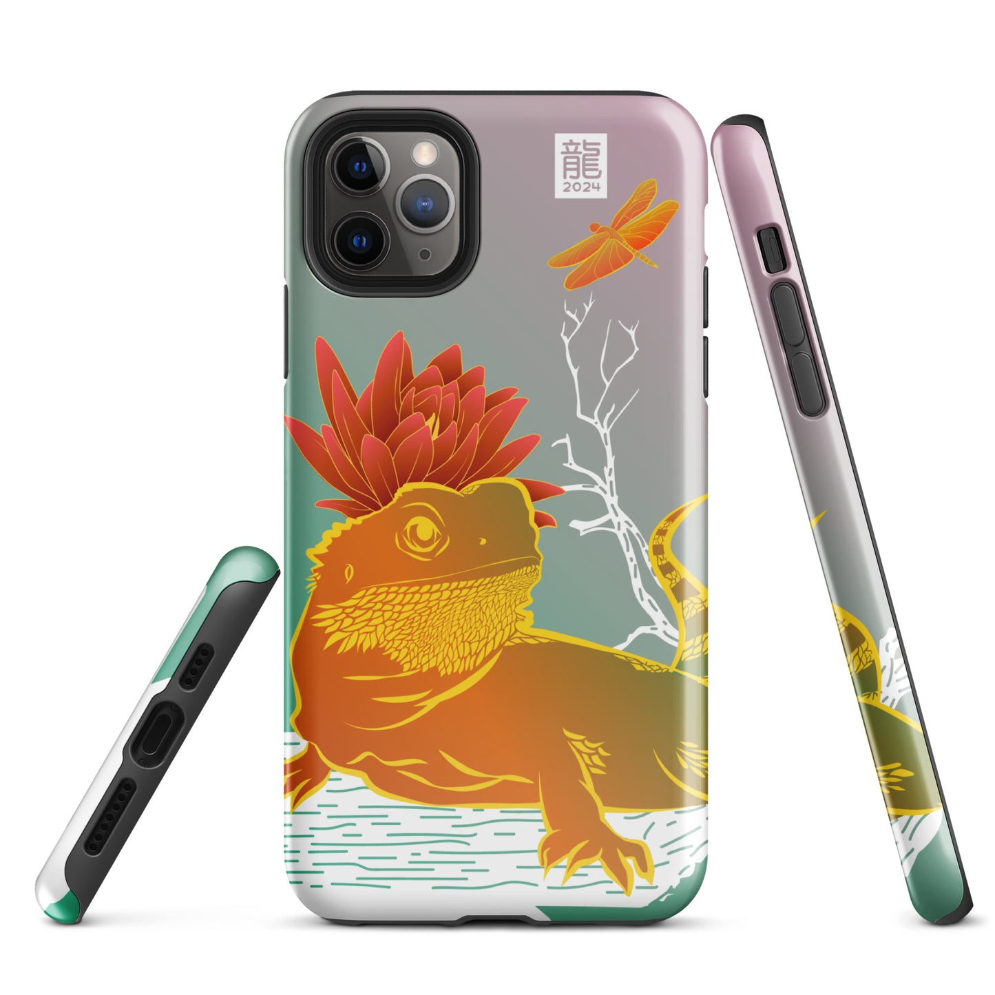 Year of the Dragon 2024 Teal iPhone® Case