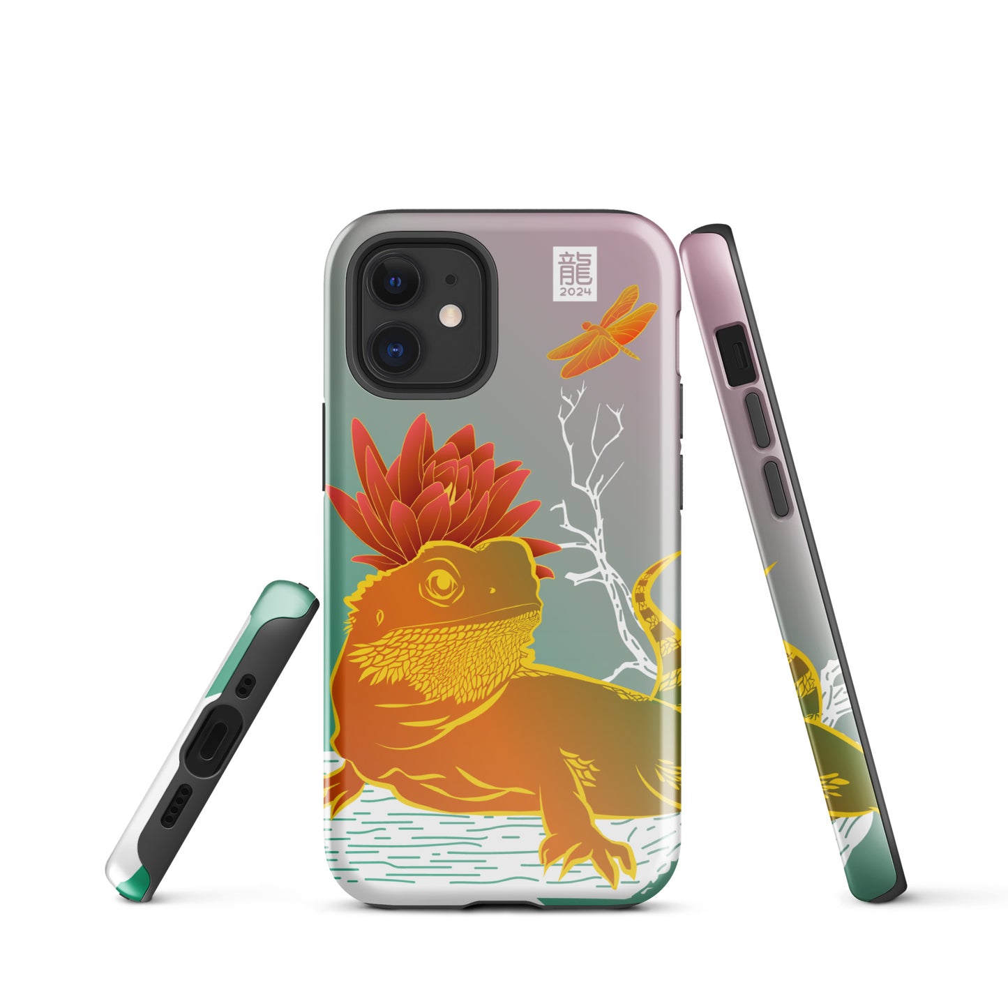 Year of the Dragon 2024 Teal iPhone® Case