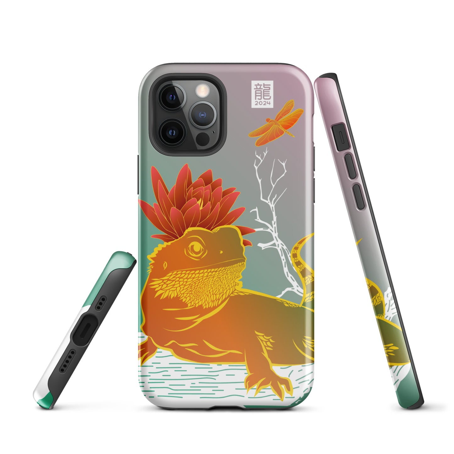 Year of the Dragon 2024 Teal iPhone® Case