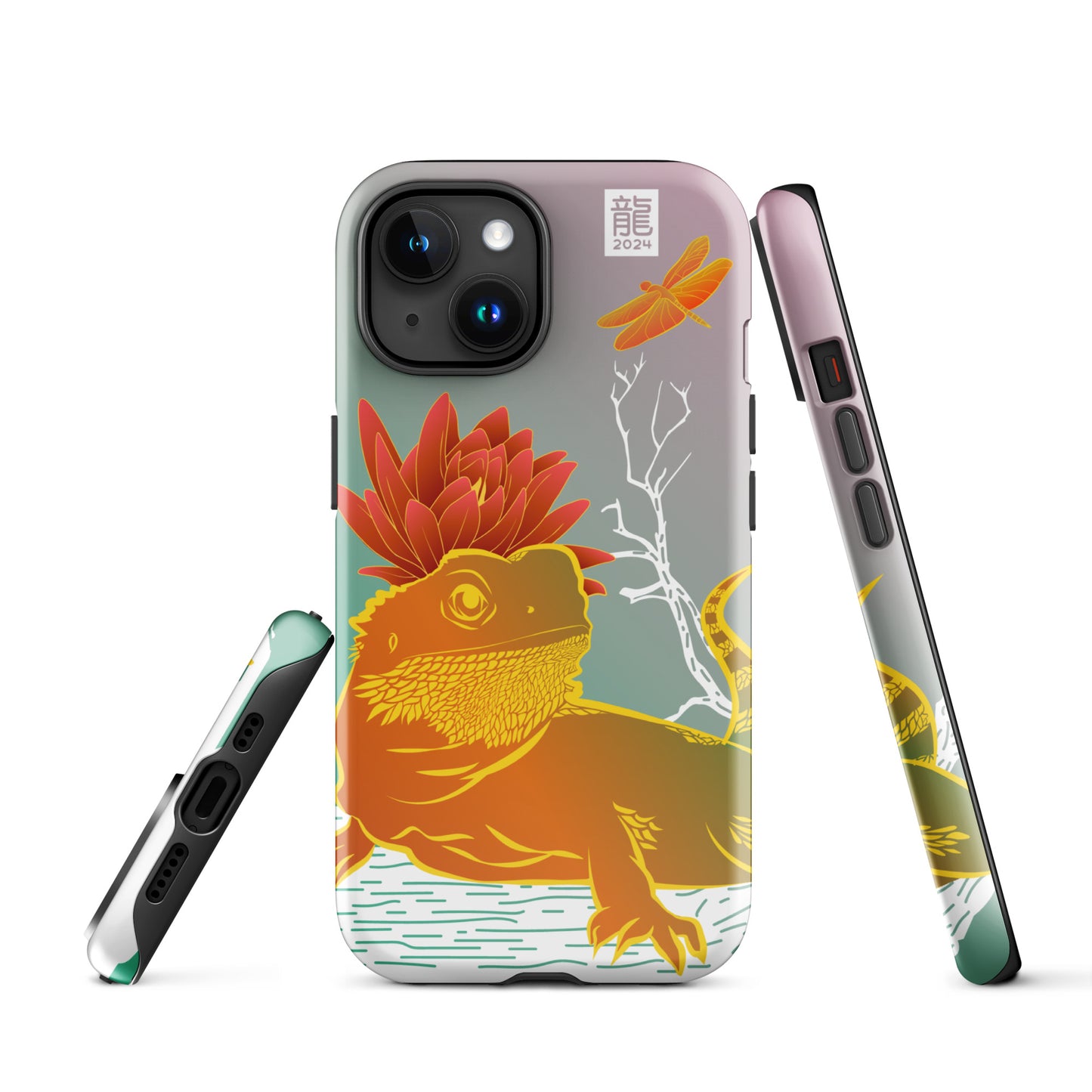 Year of the Dragon 2024 Teal iPhone® Case