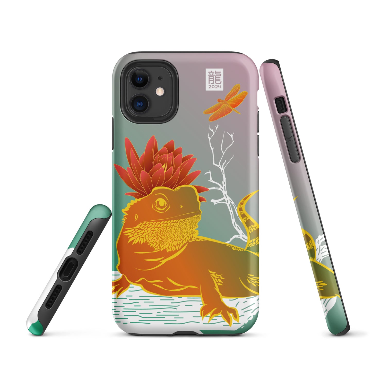 Year of the Dragon 2024 Teal iPhone® Case