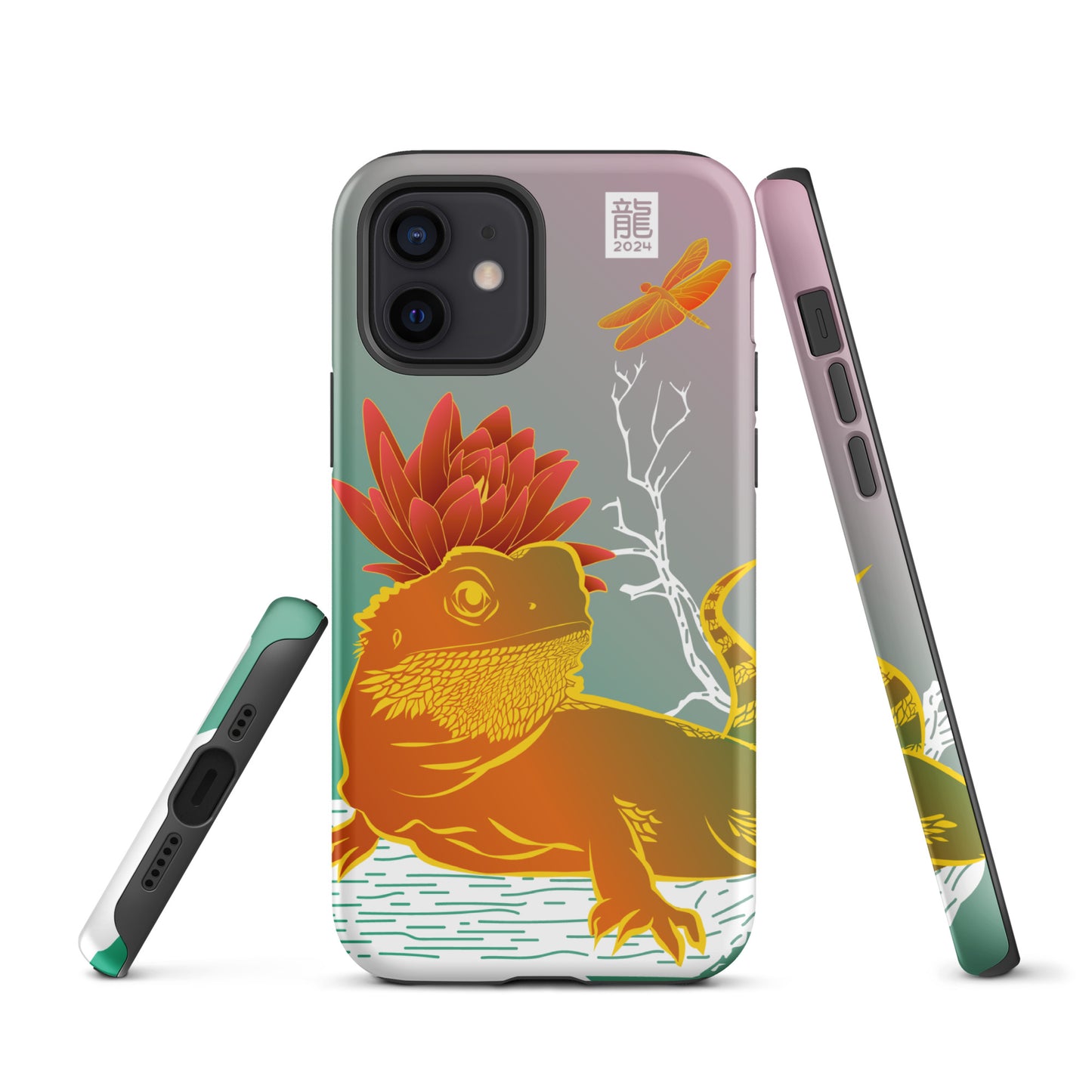 Year of the Dragon 2024 Teal iPhone® Case
