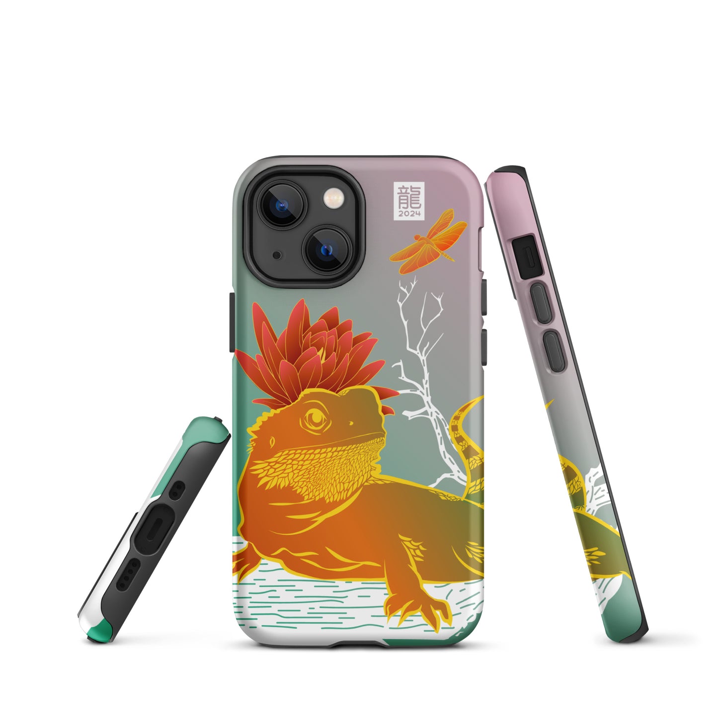 Year of the Dragon 2024 Teal iPhone® Case