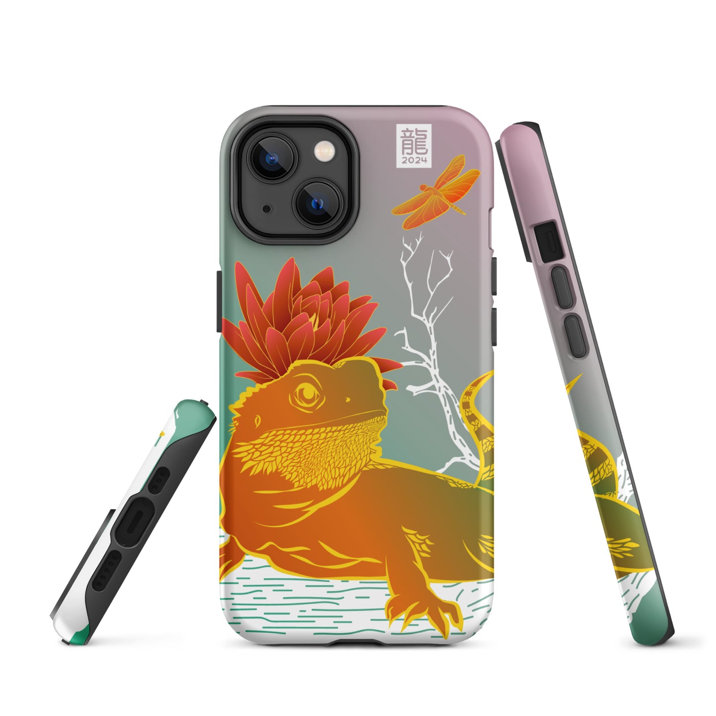 Year of the Dragon 2024 Teal iPhone® Case