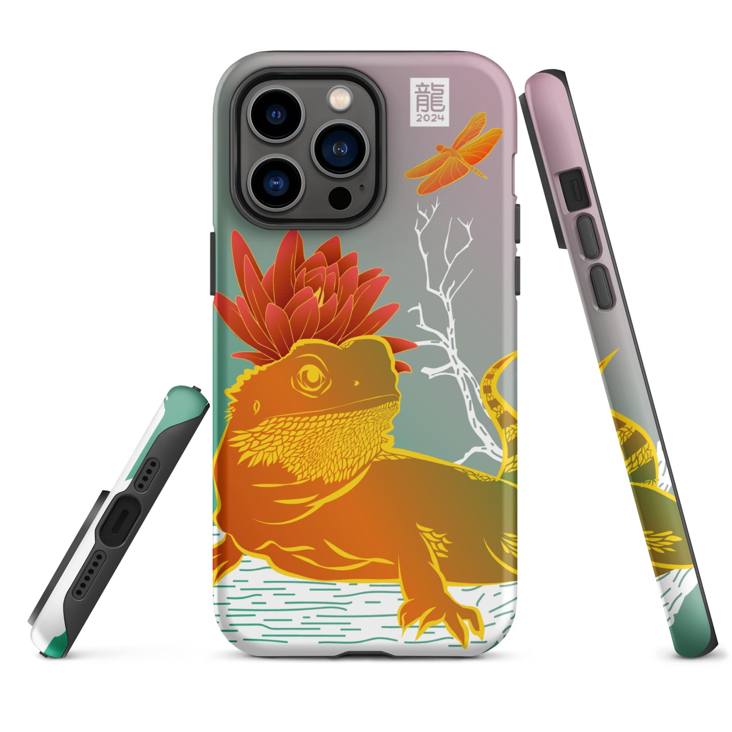 Year of the Dragon 2024 Teal iPhone® Case