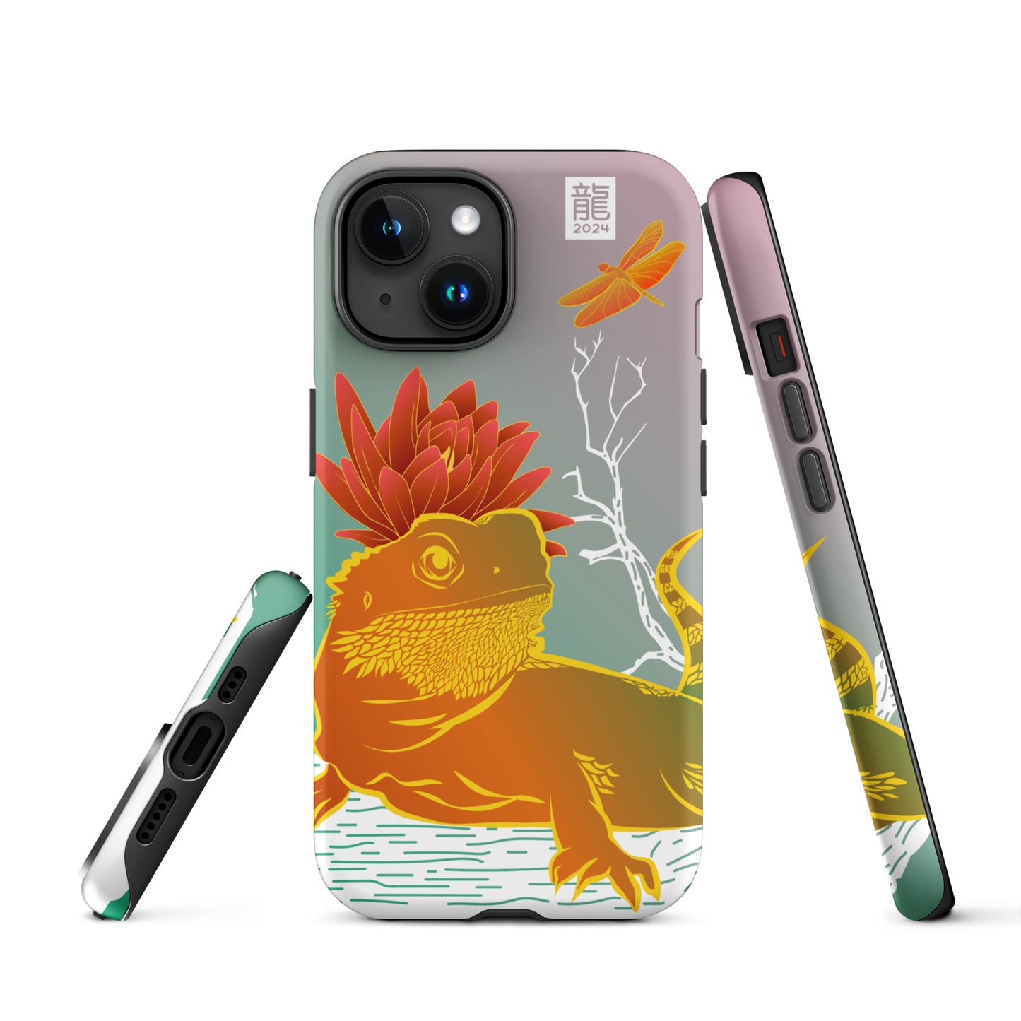Year of the Dragon 2024 Teal iPhone® Case