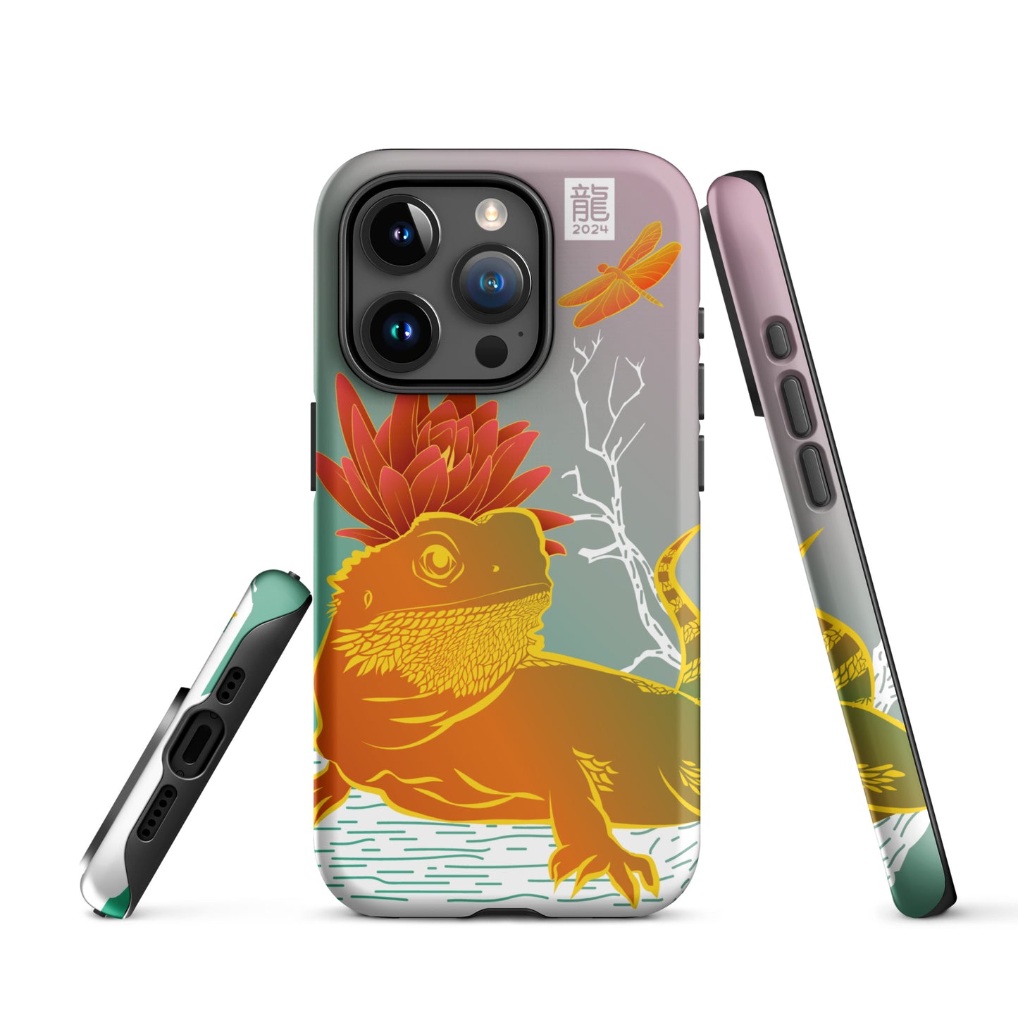 Year of the Dragon 2024 Teal iPhone® Case