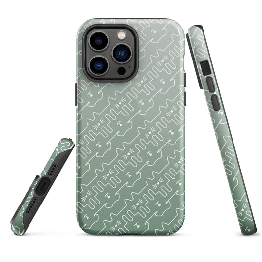 Mint Green Pet Pattern iPhone® Case
