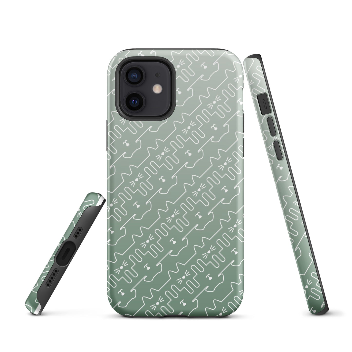 Mint Green Pet Pattern iPhone® Case