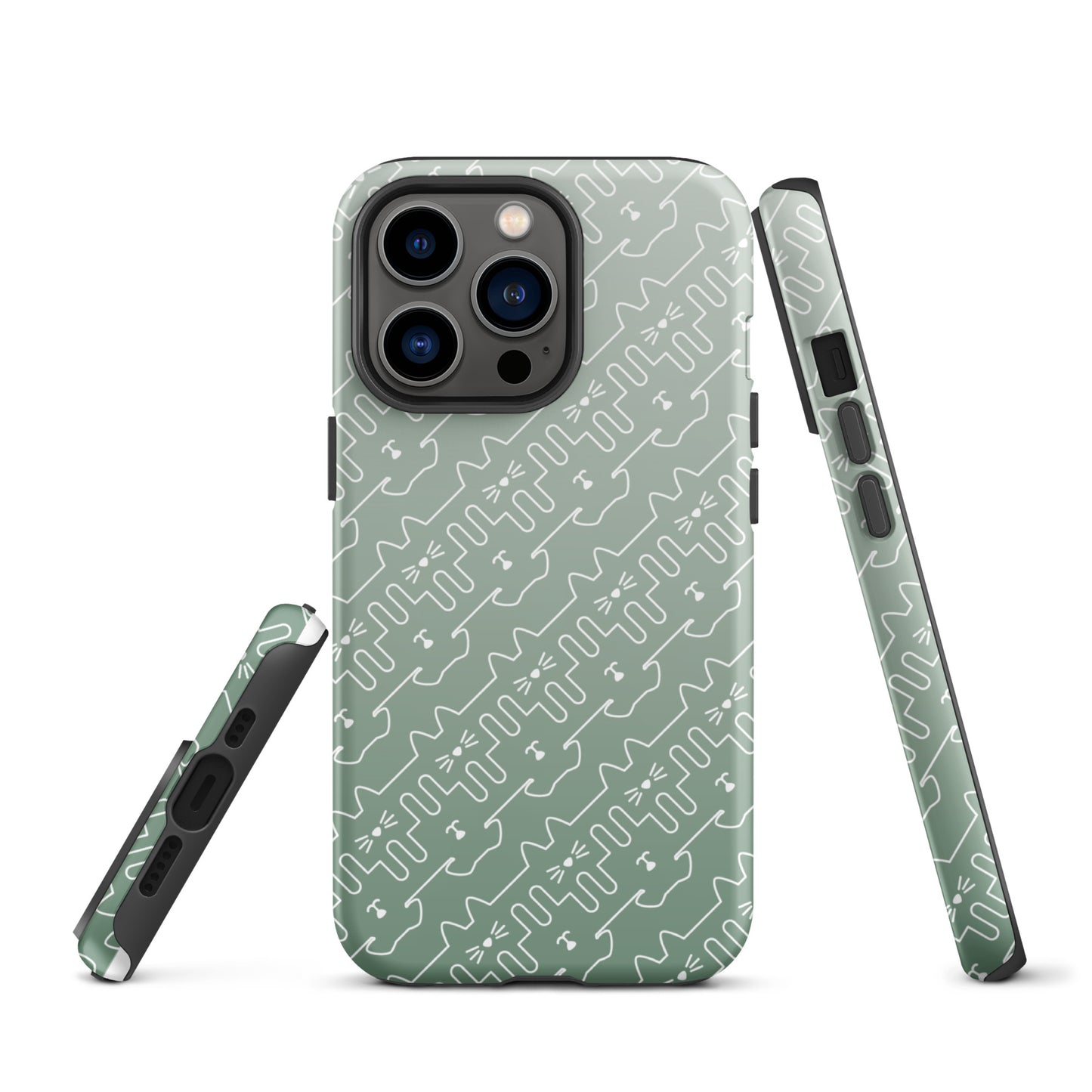 Mint Green Pet Pattern iPhone® Case
