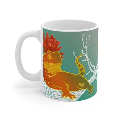 Year of the Dragon Teal Mug