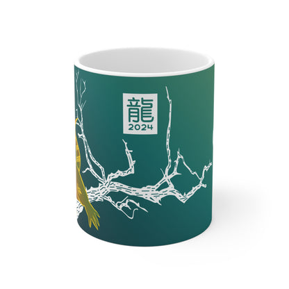 Year of the Dragon Green Mug