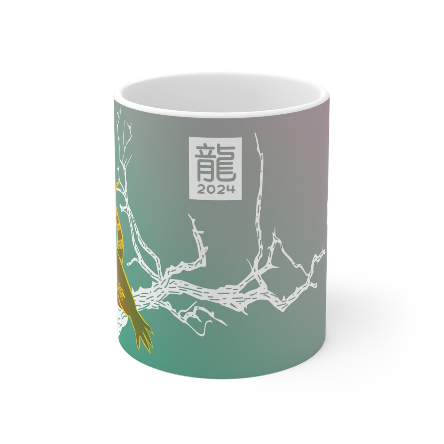 Year of the Dragon Teal Mug