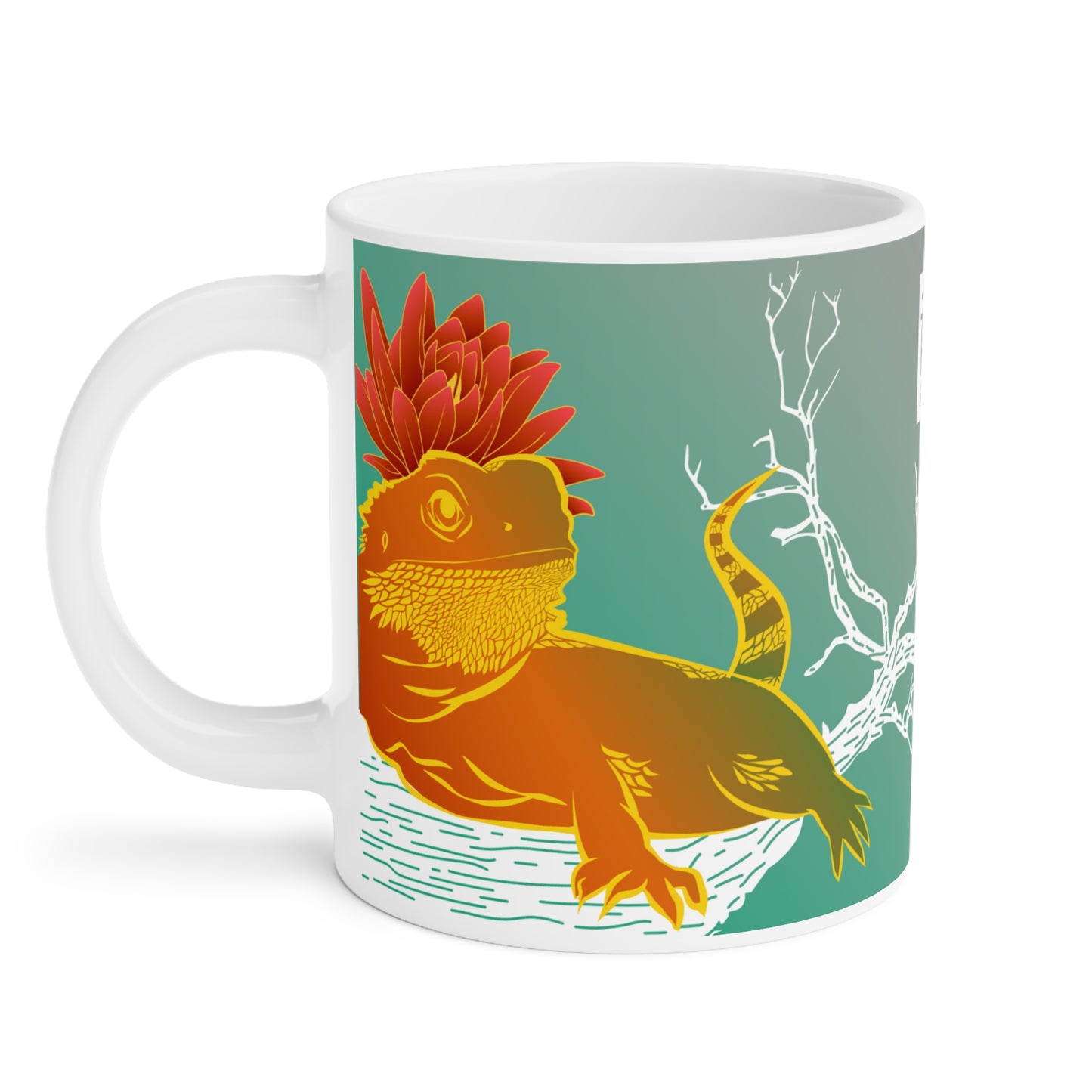 Year of the Dragon Teal Mug