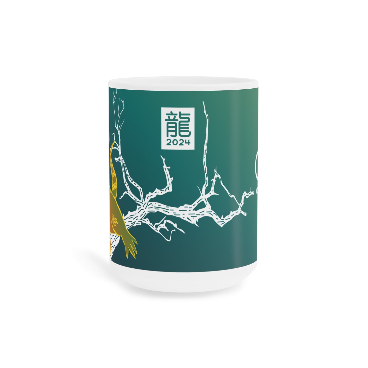 Year of the Dragon Green Mug