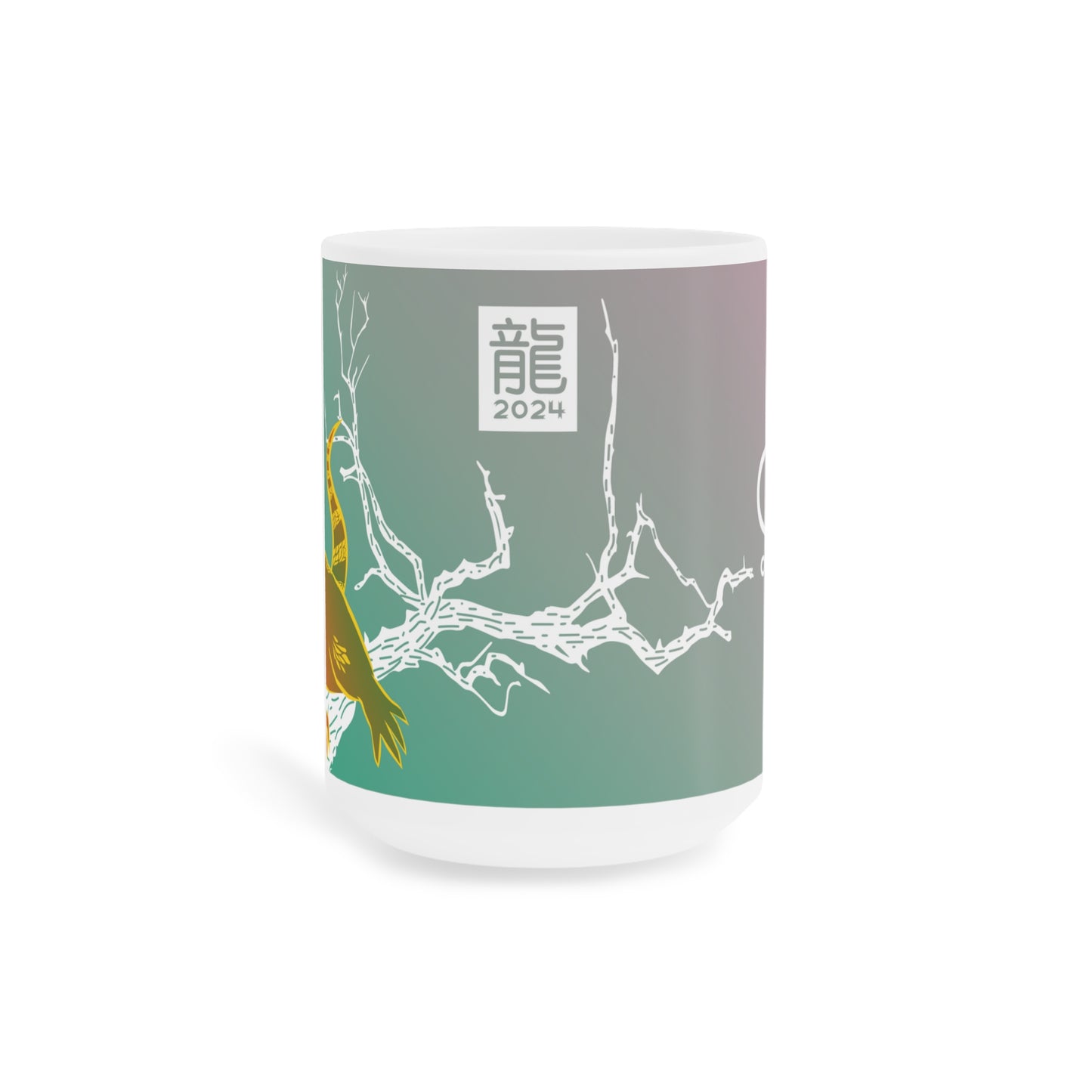 Year of the Dragon Teal Mug