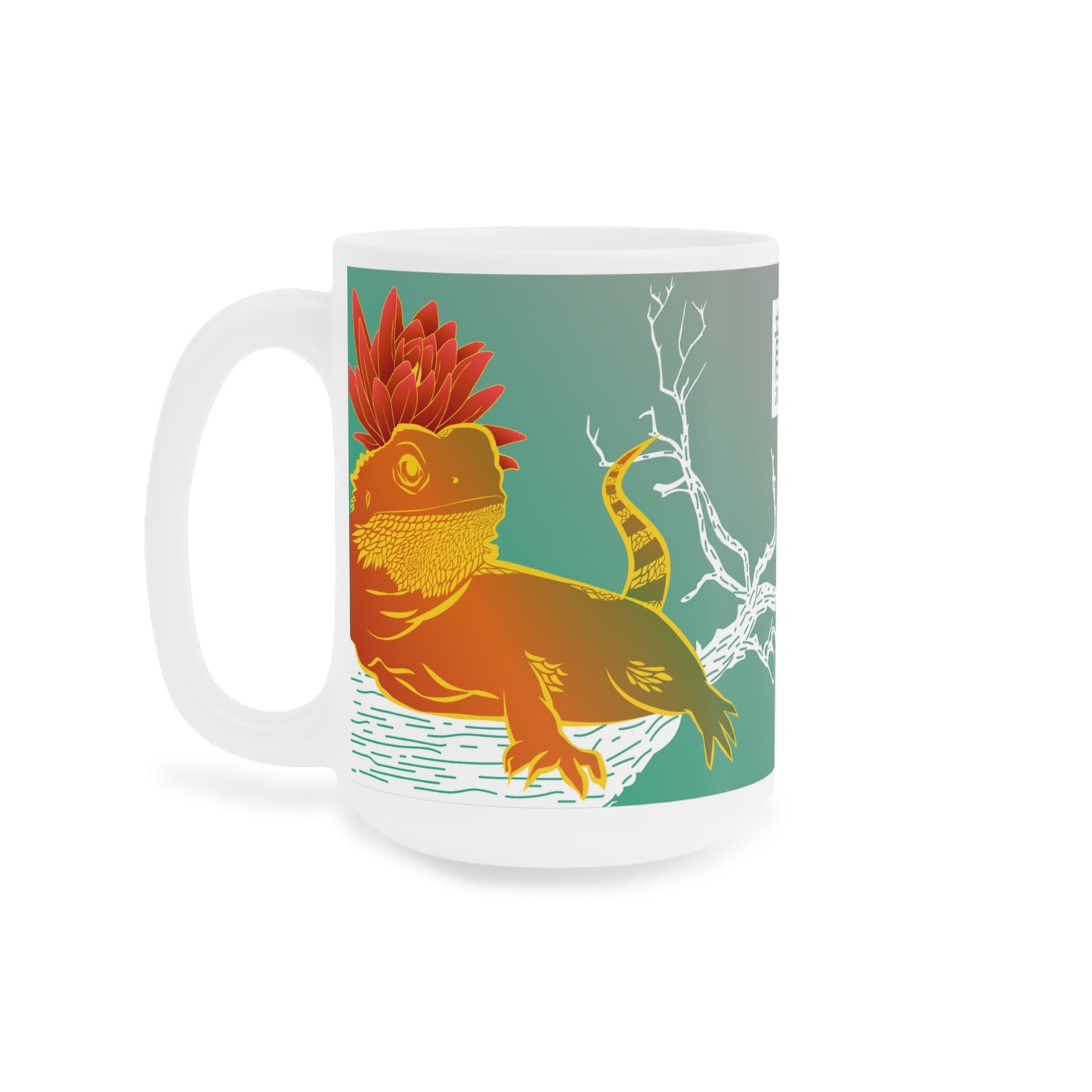 Year of the Dragon Teal Mug