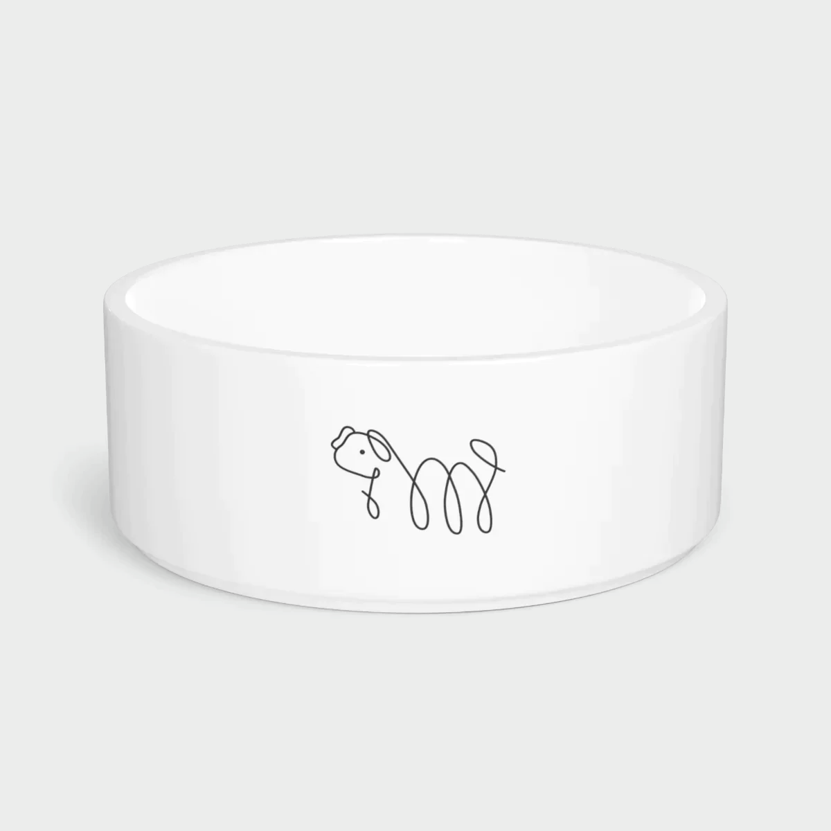 Line Dog Bowl