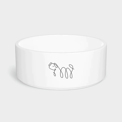 Line Dog Bowl