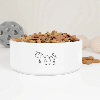 Line Dog Bowl